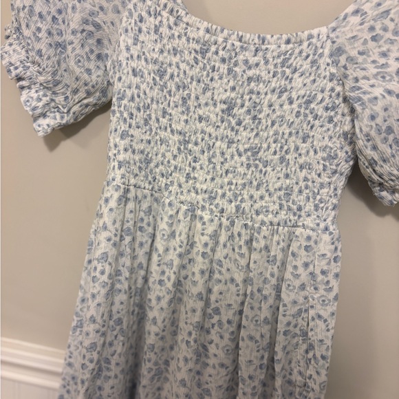 Abercrombie & Fitch Light Blue Floral Midi Dress - Picture 4 of 4